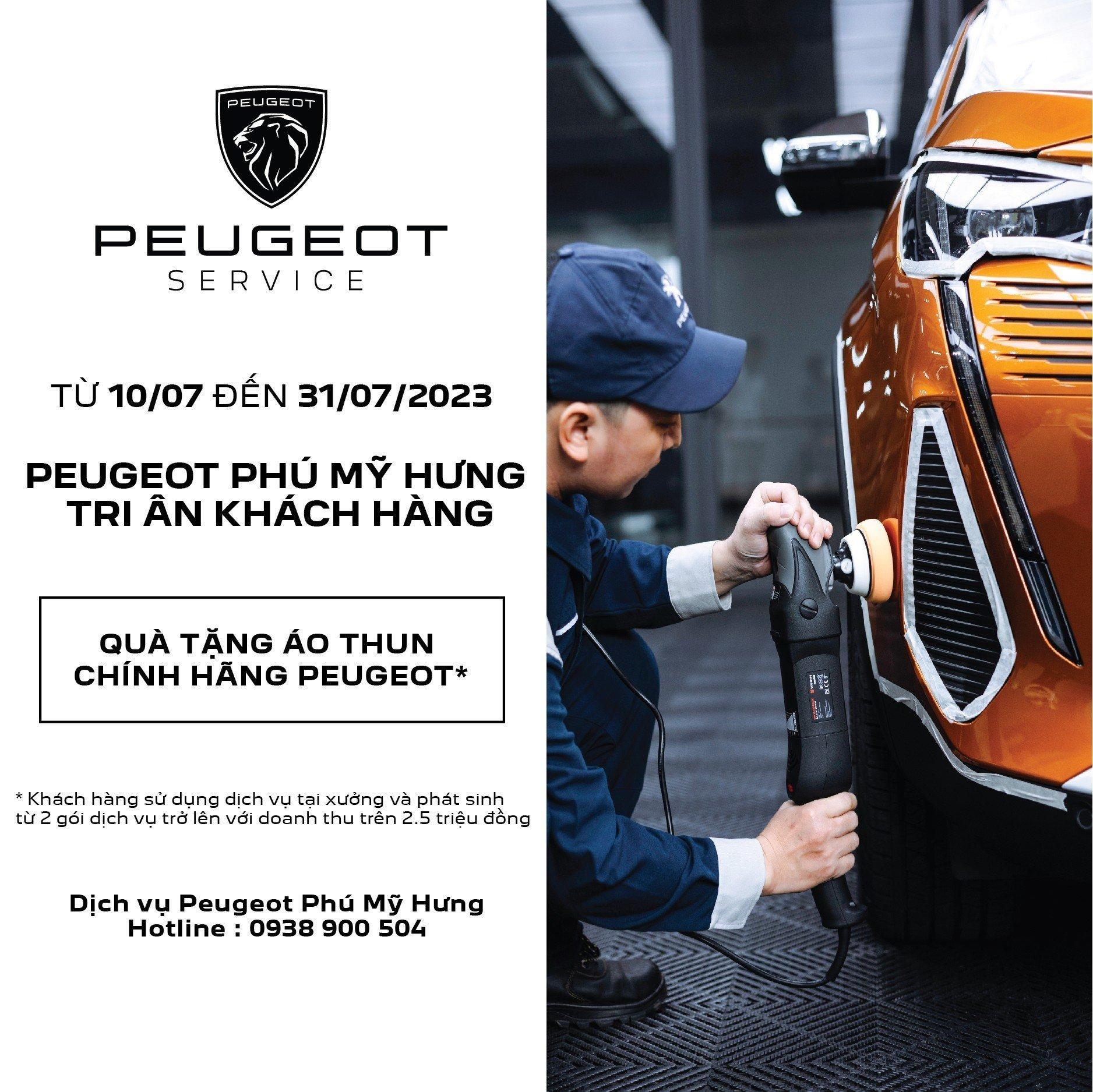 Tri ân khách hàng - Mang về quà tặng tại Peugeot Phú Mỹ Hưng